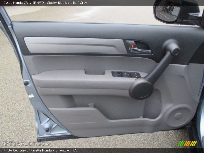 Glacier Blue Metallic / Gray 2011 Honda CR-V SE 4WD