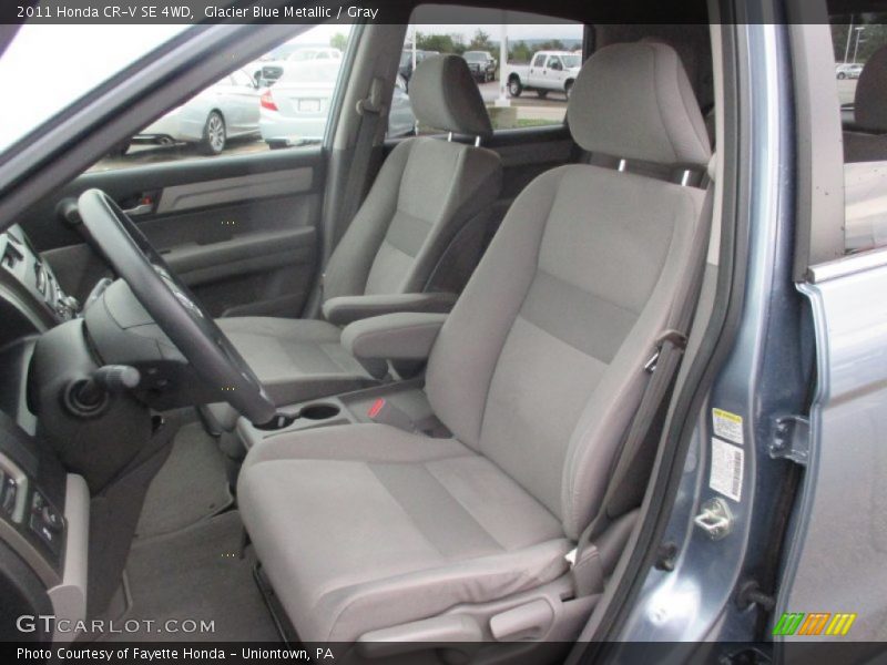 Glacier Blue Metallic / Gray 2011 Honda CR-V SE 4WD