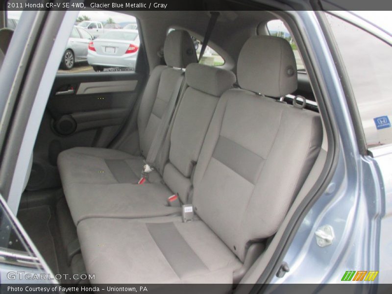 Glacier Blue Metallic / Gray 2011 Honda CR-V SE 4WD