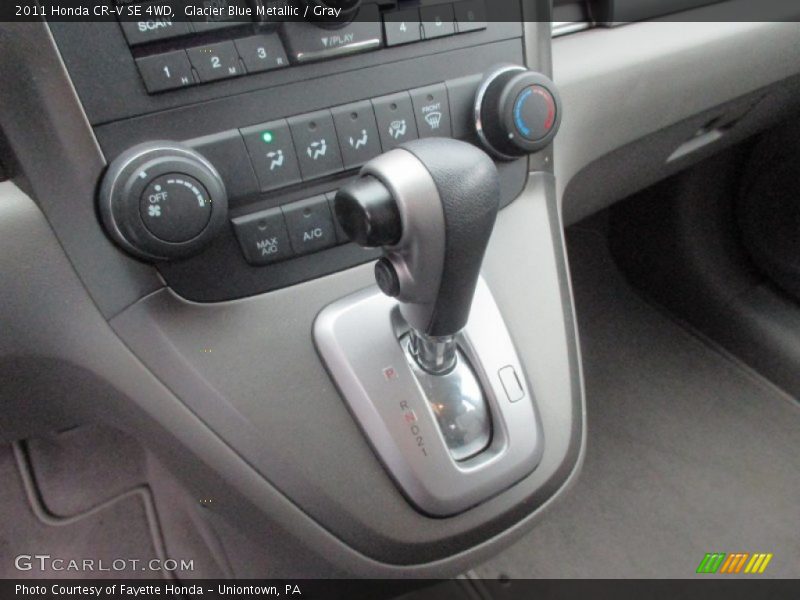 Glacier Blue Metallic / Gray 2011 Honda CR-V SE 4WD