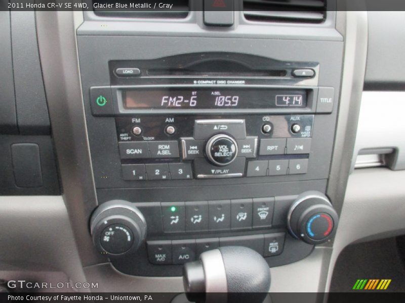 Glacier Blue Metallic / Gray 2011 Honda CR-V SE 4WD