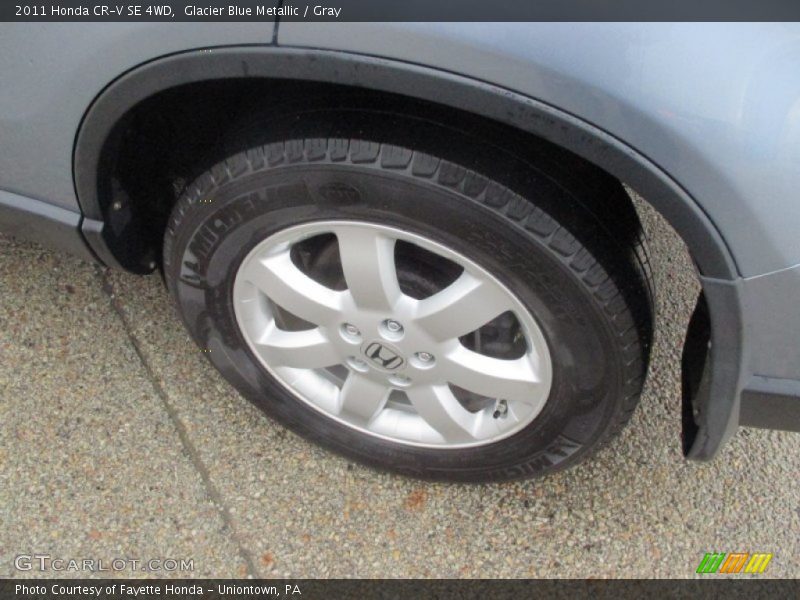 Glacier Blue Metallic / Gray 2011 Honda CR-V SE 4WD
