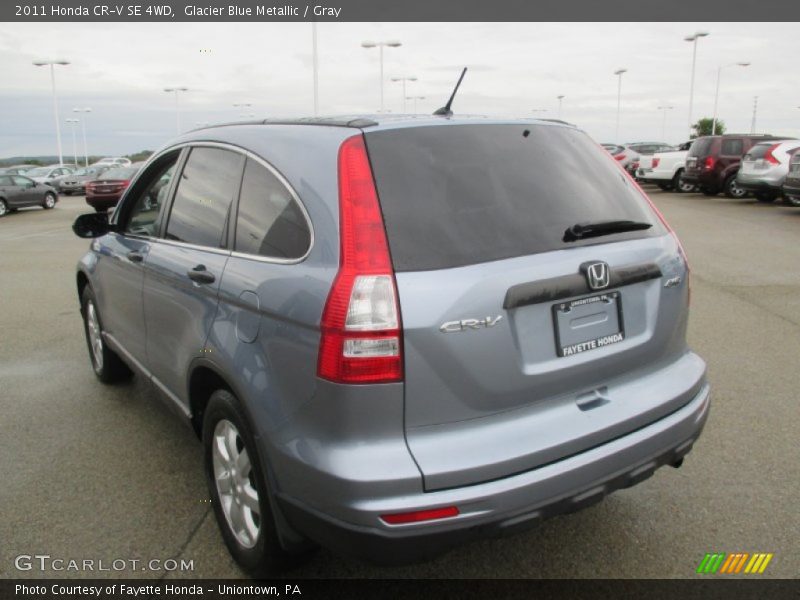 Glacier Blue Metallic / Gray 2011 Honda CR-V SE 4WD