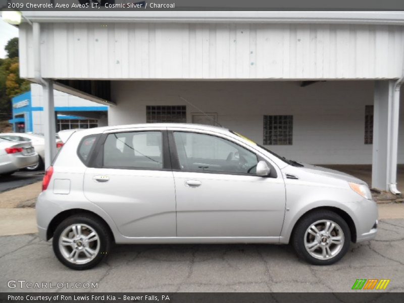Cosmic Silver / Charcoal 2009 Chevrolet Aveo Aveo5 LT