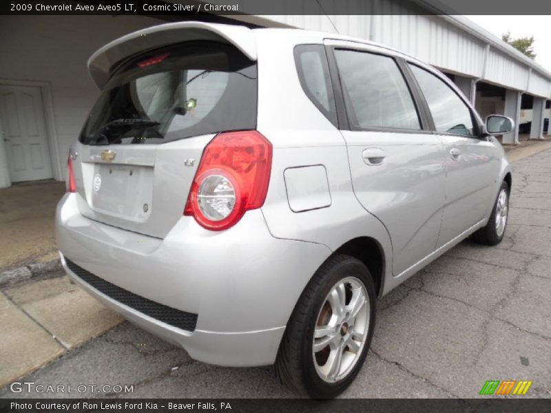 Cosmic Silver / Charcoal 2009 Chevrolet Aveo Aveo5 LT