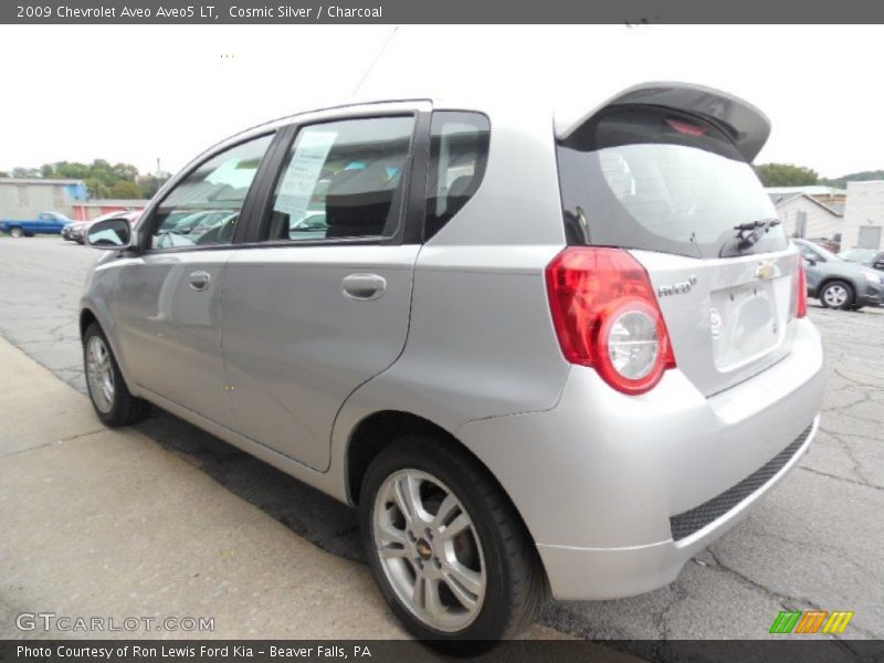 Cosmic Silver / Charcoal 2009 Chevrolet Aveo Aveo5 LT