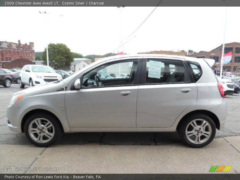Cosmic Silver / Charcoal 2009 Chevrolet Aveo Aveo5 LT
