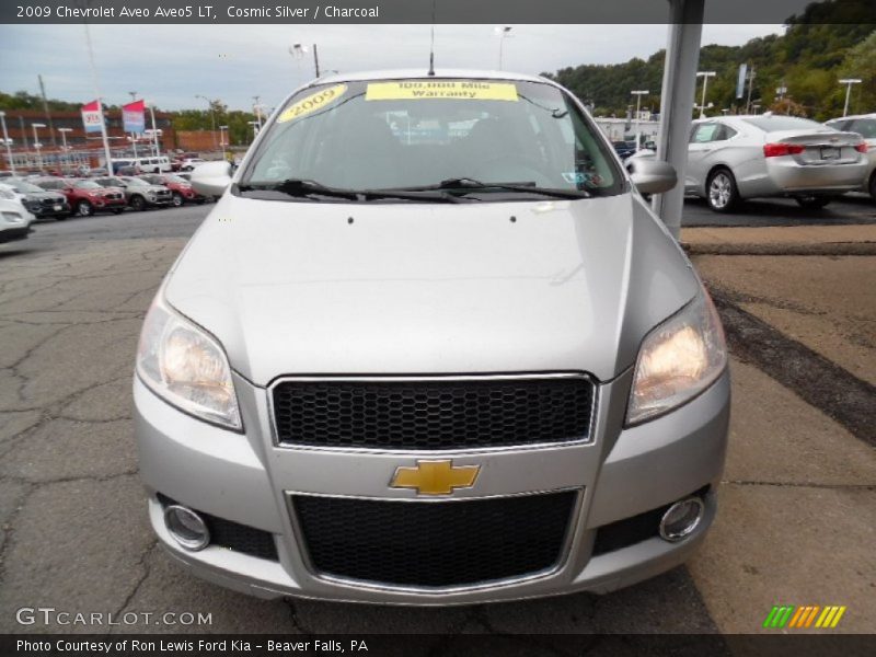 Cosmic Silver / Charcoal 2009 Chevrolet Aveo Aveo5 LT