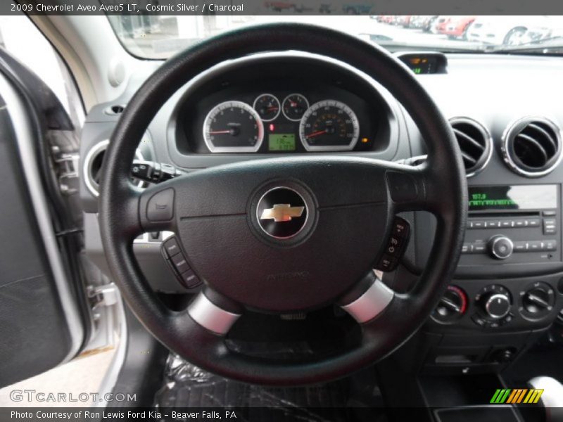 Cosmic Silver / Charcoal 2009 Chevrolet Aveo Aveo5 LT