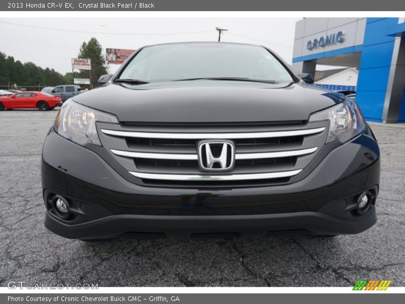 Crystal Black Pearl / Black 2013 Honda CR-V EX