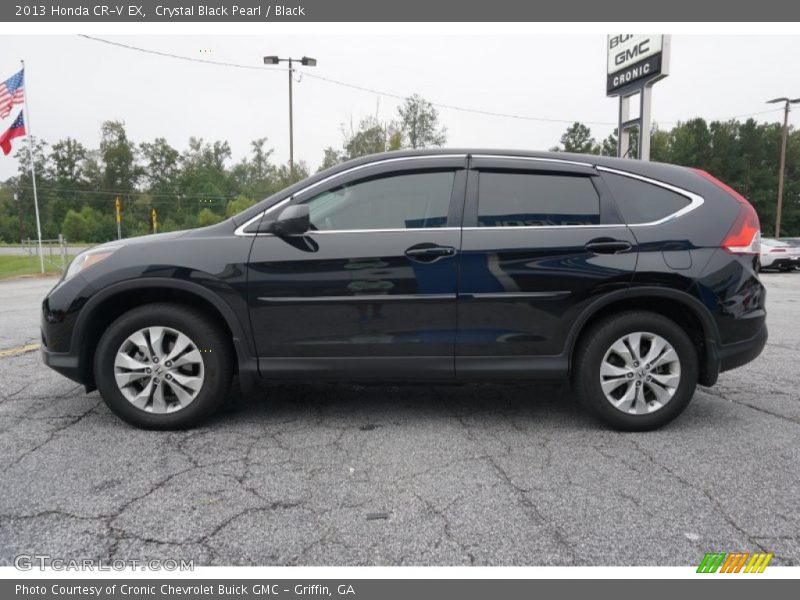 Crystal Black Pearl / Black 2013 Honda CR-V EX