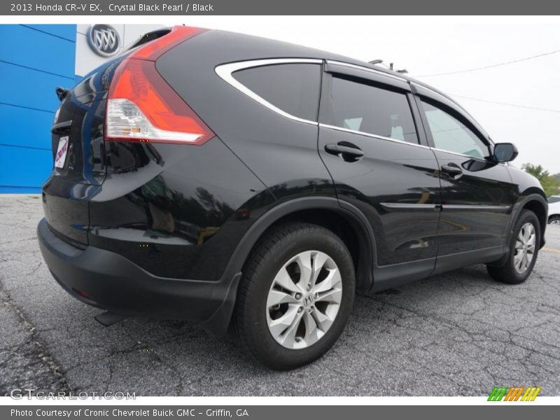 Crystal Black Pearl / Black 2013 Honda CR-V EX