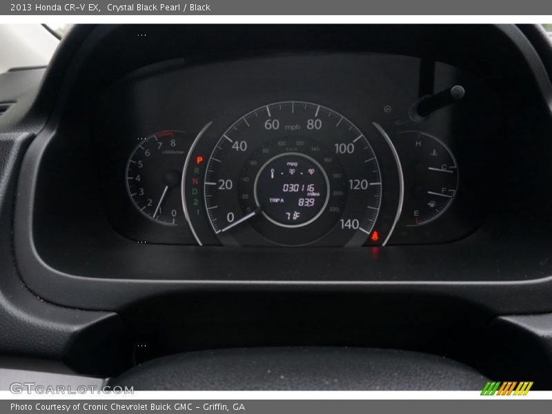 Crystal Black Pearl / Black 2013 Honda CR-V EX