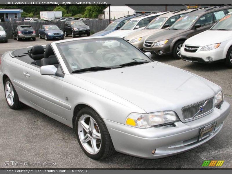 Mystic Silver Metallic / Gray 2001 Volvo C70 HT Convertible