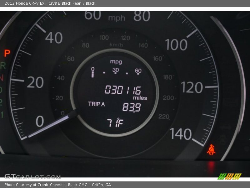 Crystal Black Pearl / Black 2013 Honda CR-V EX