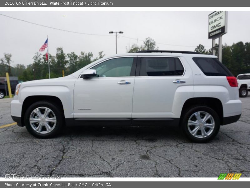 White Frost Tricoat / Light Titanium 2016 GMC Terrain SLE