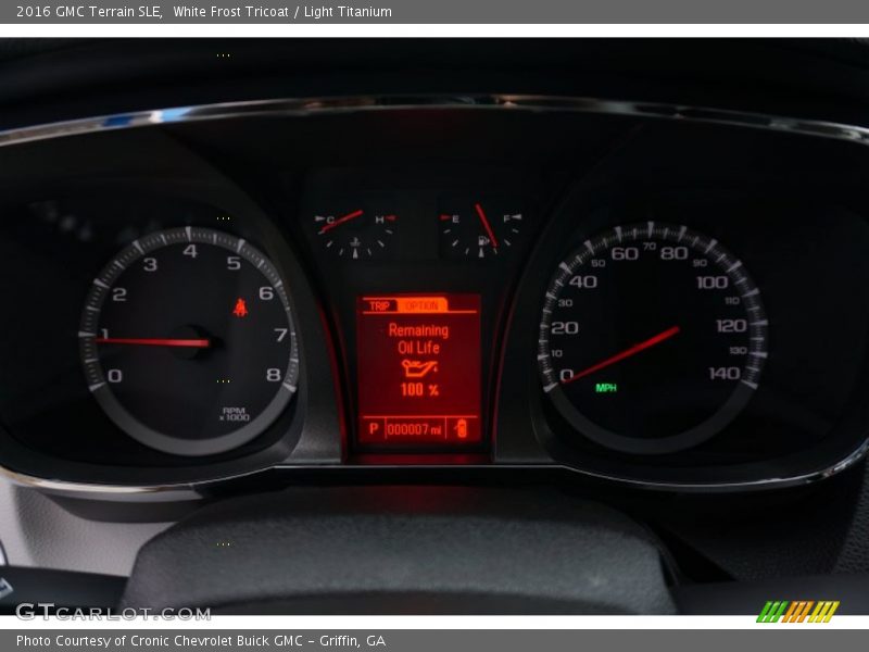 White Frost Tricoat / Light Titanium 2016 GMC Terrain SLE