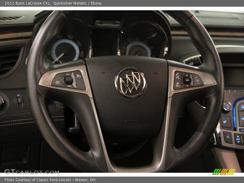 Quicksilver Metallic / Ebony 2011 Buick LaCrosse CXL