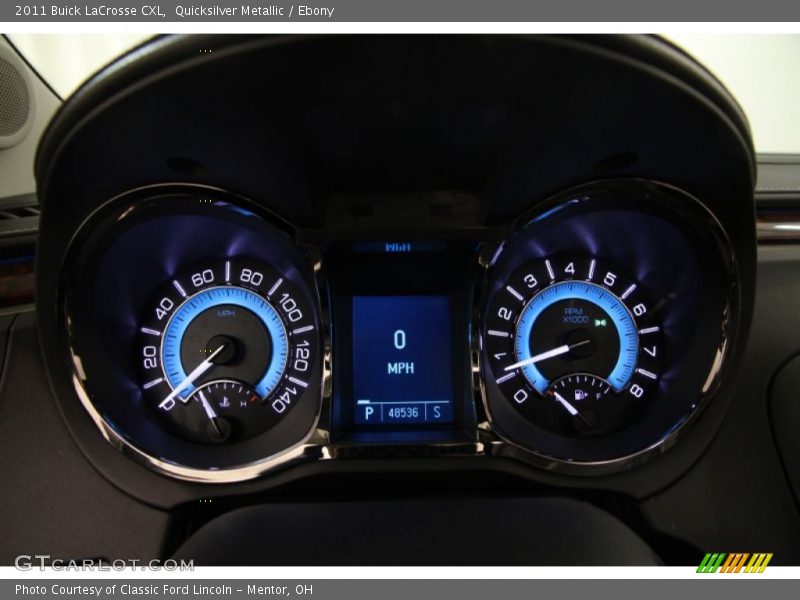 Quicksilver Metallic / Ebony 2011 Buick LaCrosse CXL