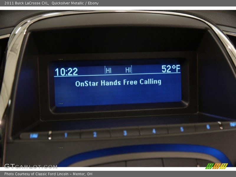 Quicksilver Metallic / Ebony 2011 Buick LaCrosse CXL