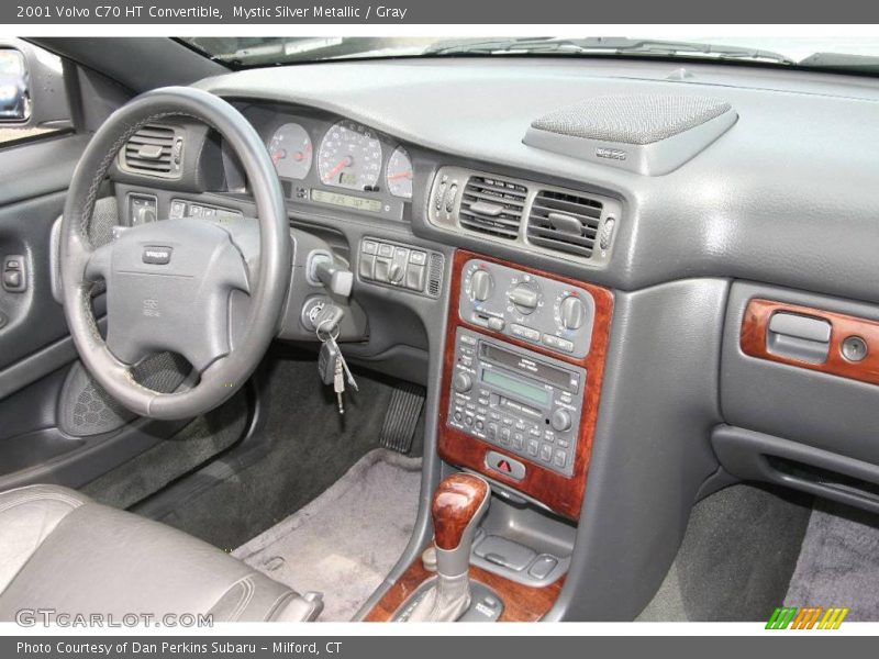 Mystic Silver Metallic / Gray 2001 Volvo C70 HT Convertible