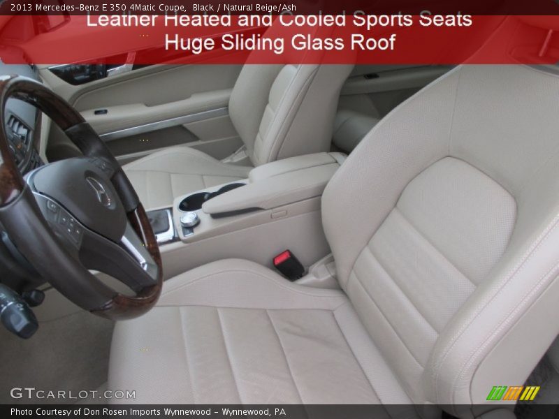 Black / Natural Beige/Ash 2013 Mercedes-Benz E 350 4Matic Coupe
