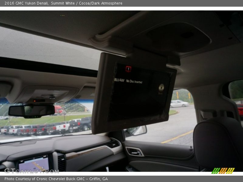 Summit White / Cocoa/Dark Atmosphere 2016 GMC Yukon Denali