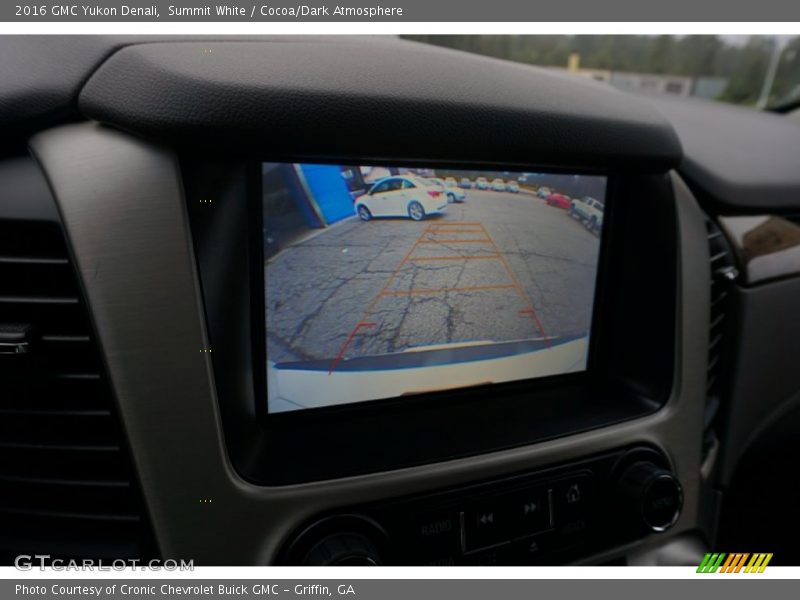 Summit White / Cocoa/Dark Atmosphere 2016 GMC Yukon Denali