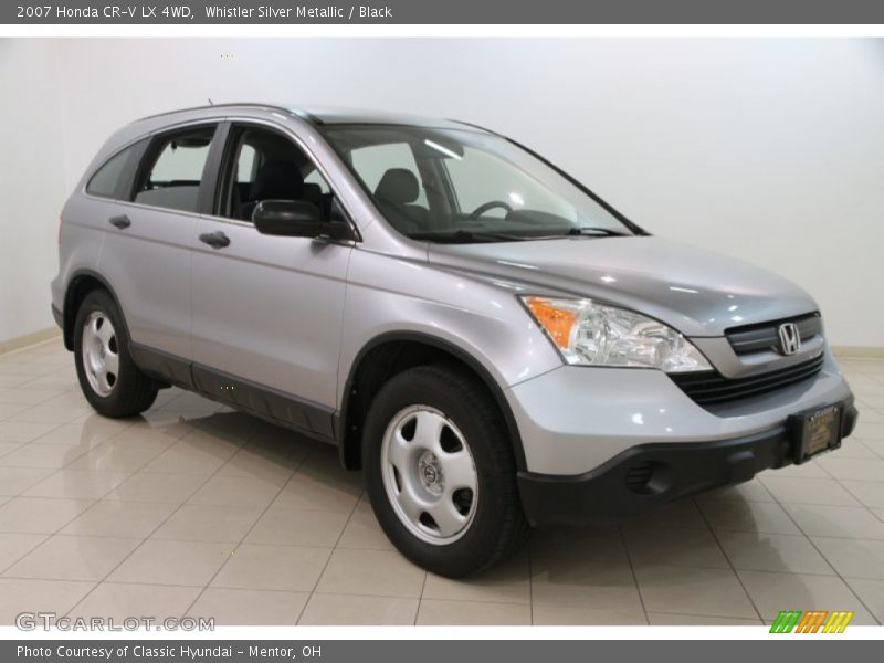 Whistler Silver Metallic / Black 2007 Honda CR-V LX 4WD