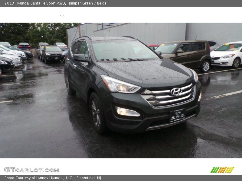 Juniper Green / Beige 2013 Hyundai Santa Fe Sport AWD
