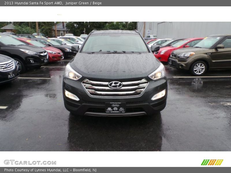 Juniper Green / Beige 2013 Hyundai Santa Fe Sport AWD