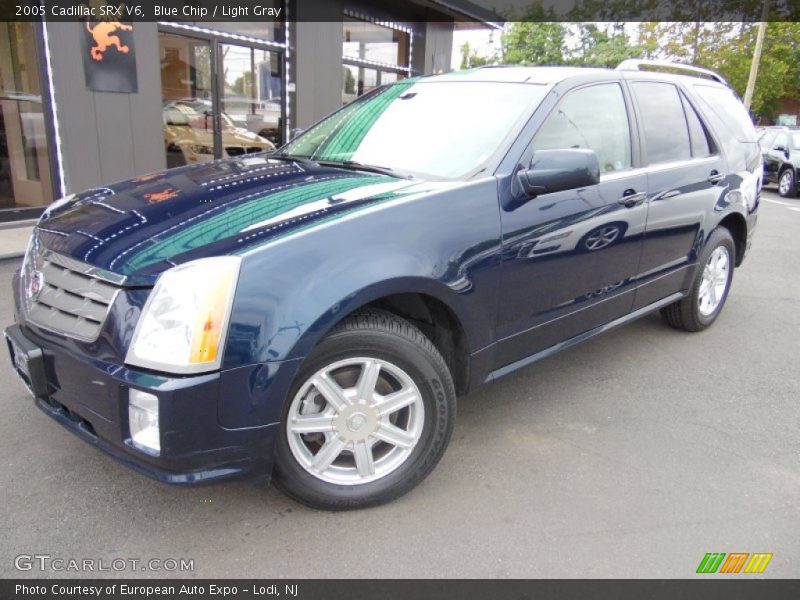 Blue Chip / Light Gray 2005 Cadillac SRX V6