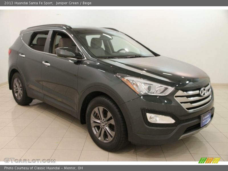 Juniper Green / Beige 2013 Hyundai Santa Fe Sport
