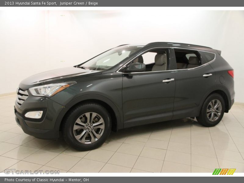 Juniper Green / Beige 2013 Hyundai Santa Fe Sport