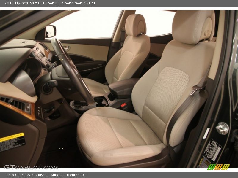 Juniper Green / Beige 2013 Hyundai Santa Fe Sport