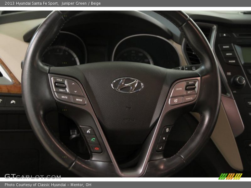 Juniper Green / Beige 2013 Hyundai Santa Fe Sport