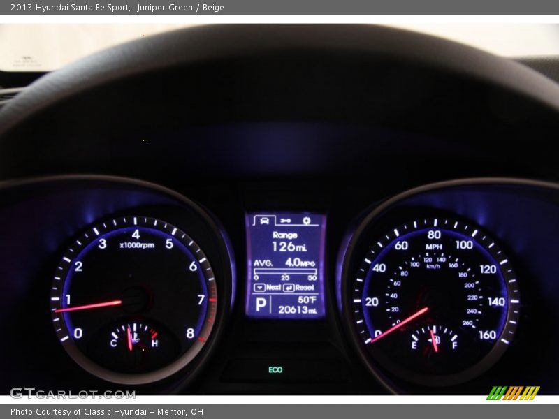 Juniper Green / Beige 2013 Hyundai Santa Fe Sport