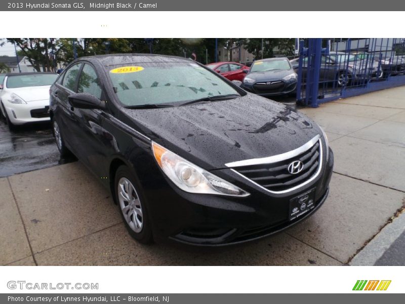 Midnight Black / Camel 2013 Hyundai Sonata GLS