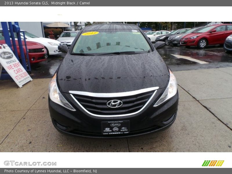 Midnight Black / Camel 2013 Hyundai Sonata GLS