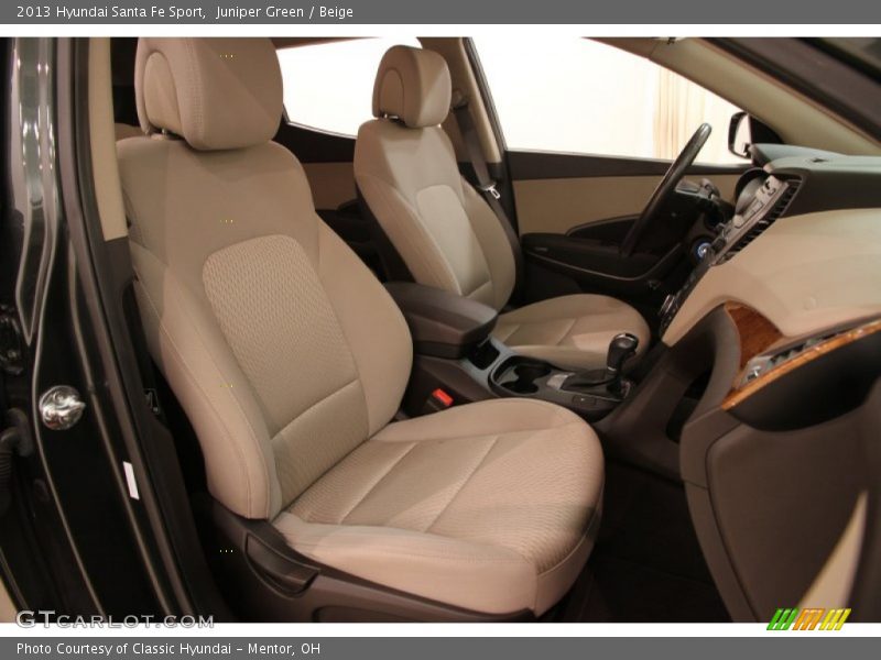 Juniper Green / Beige 2013 Hyundai Santa Fe Sport