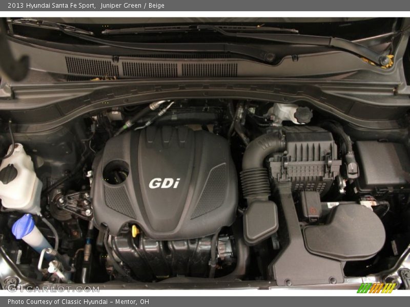 Juniper Green / Beige 2013 Hyundai Santa Fe Sport