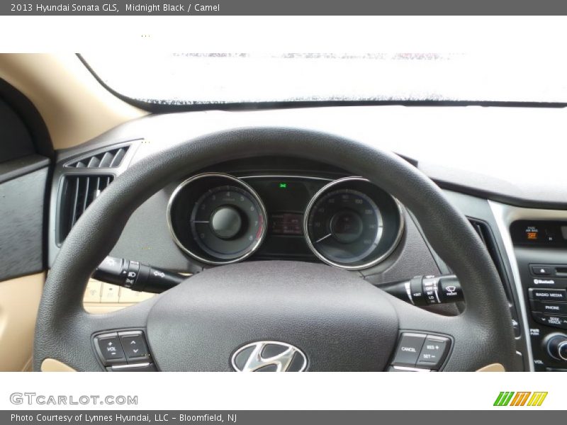 Midnight Black / Camel 2013 Hyundai Sonata GLS