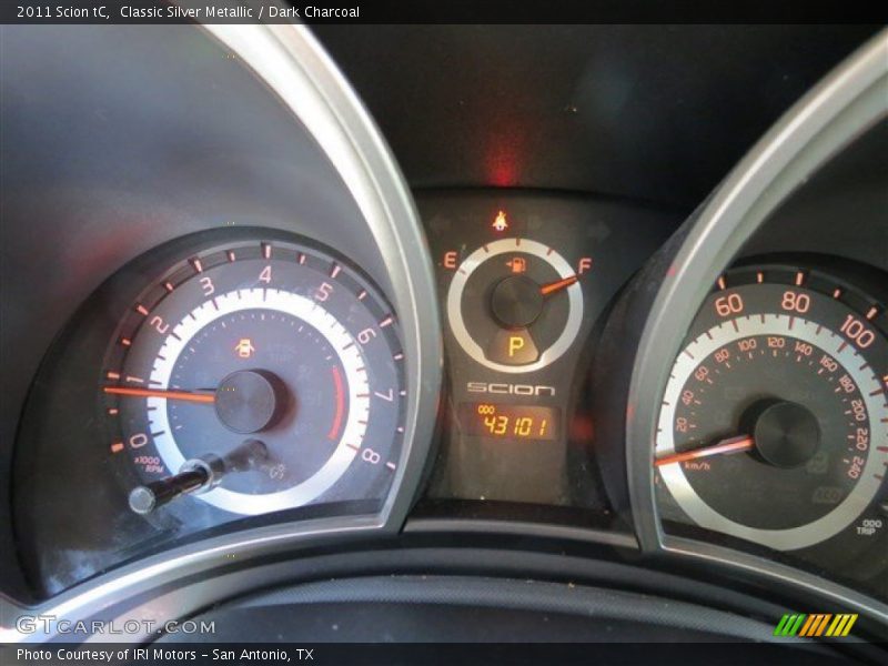 Classic Silver Metallic / Dark Charcoal 2011 Scion tC