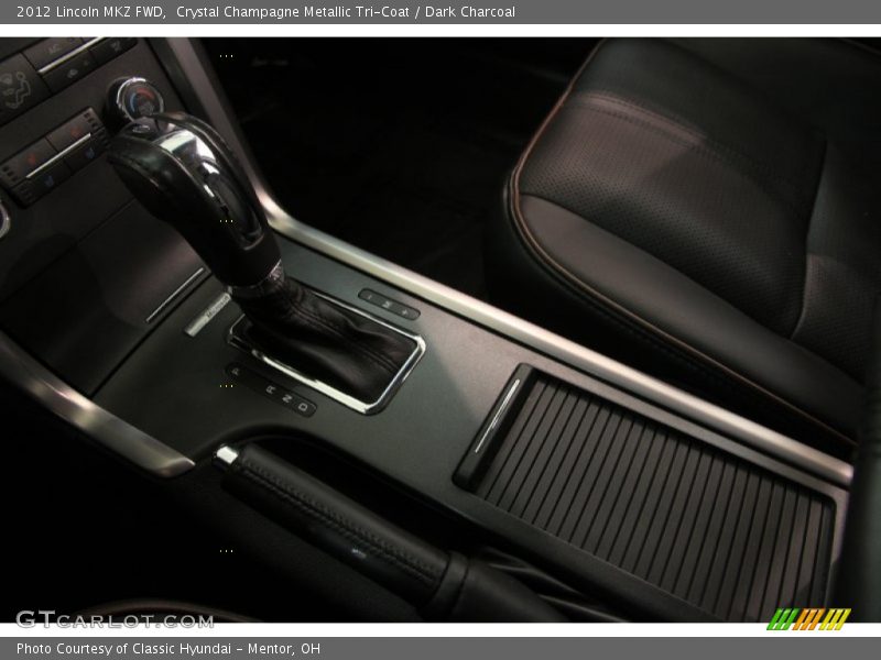 Crystal Champagne Metallic Tri-Coat / Dark Charcoal 2012 Lincoln MKZ FWD