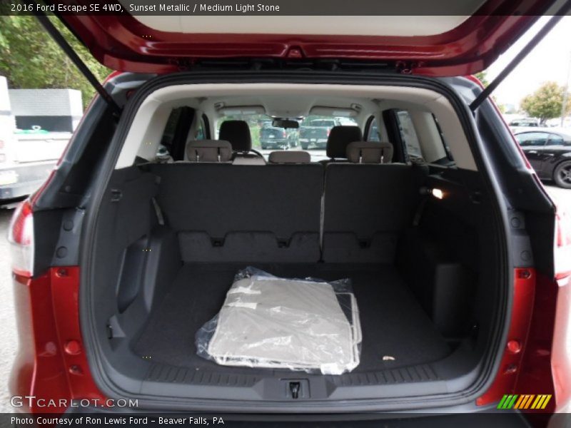 Sunset Metallic / Medium Light Stone 2016 Ford Escape SE 4WD
