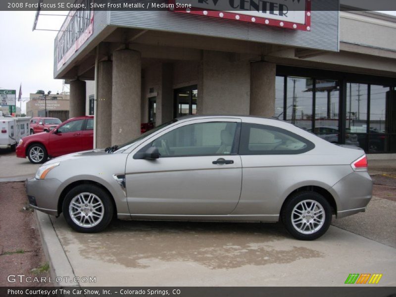 Silver Frost Metallic / Medium Stone 2008 Ford Focus SE Coupe