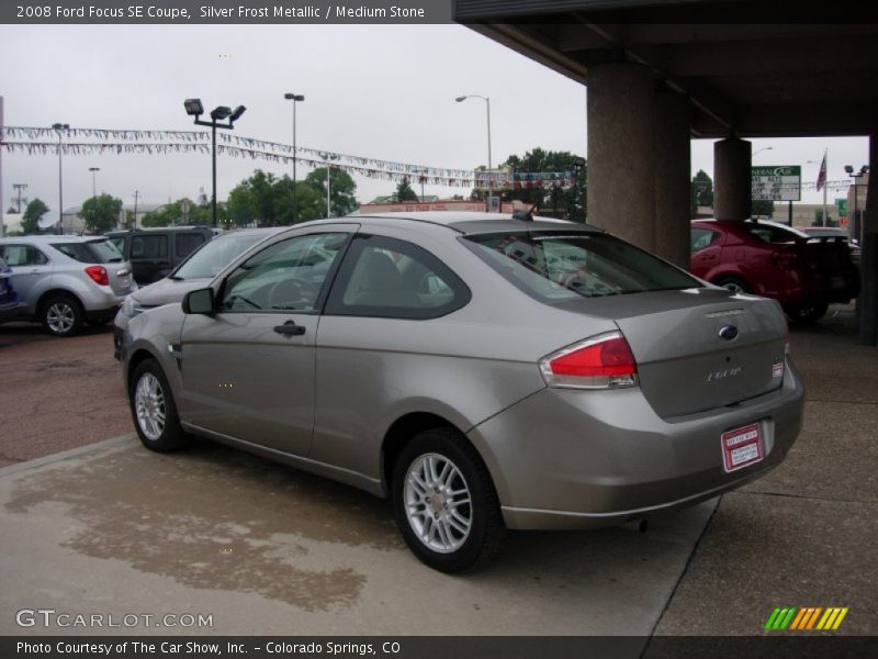 Silver Frost Metallic / Medium Stone 2008 Ford Focus SE Coupe