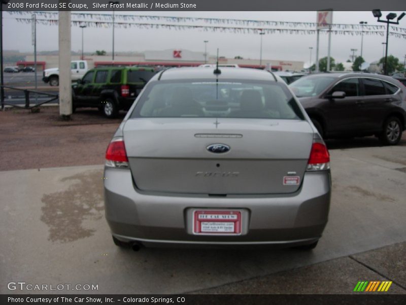 Silver Frost Metallic / Medium Stone 2008 Ford Focus SE Coupe