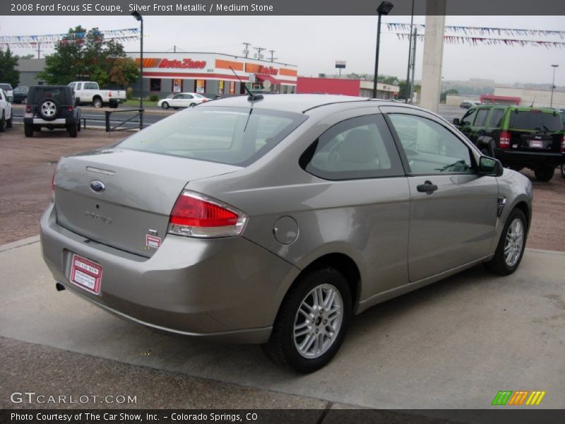 Silver Frost Metallic / Medium Stone 2008 Ford Focus SE Coupe