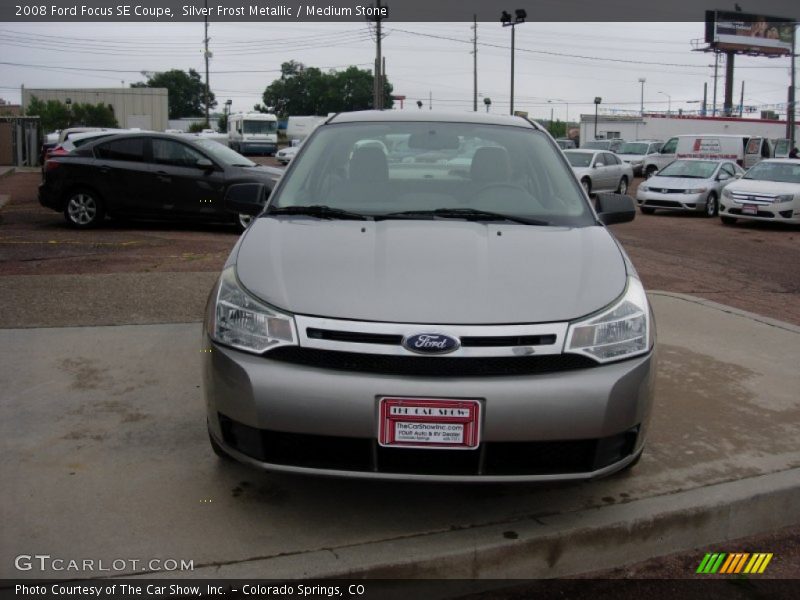 Silver Frost Metallic / Medium Stone 2008 Ford Focus SE Coupe